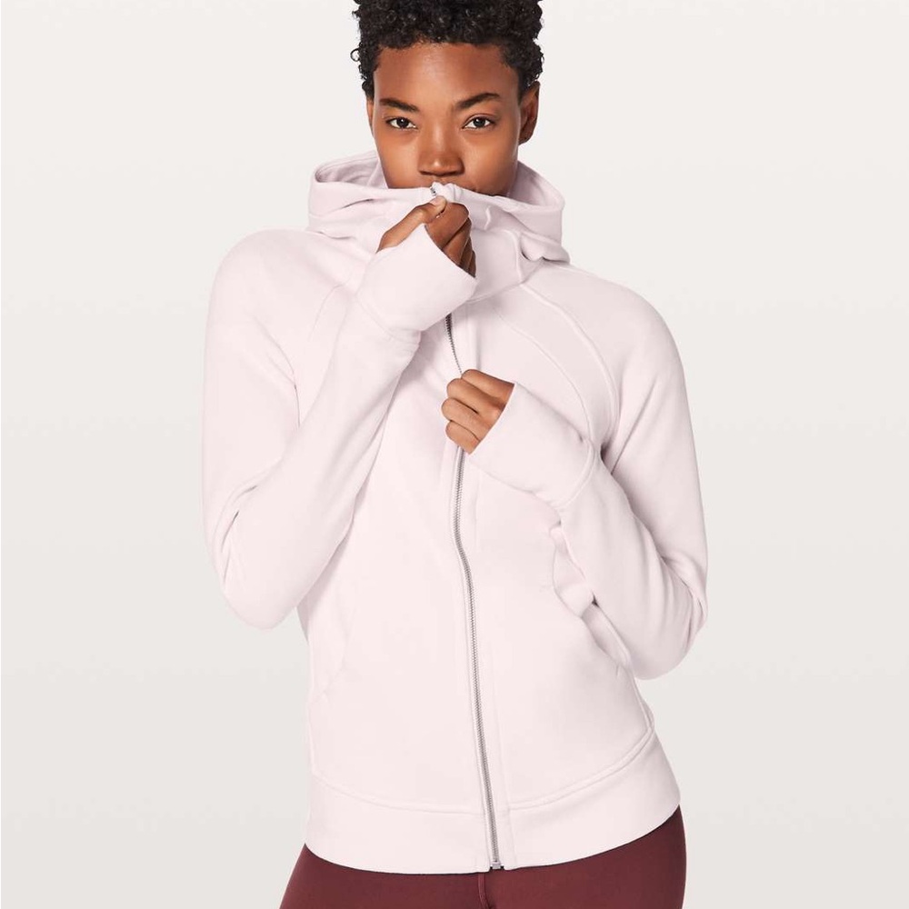 Lululemon scuba hoodie in petal pink